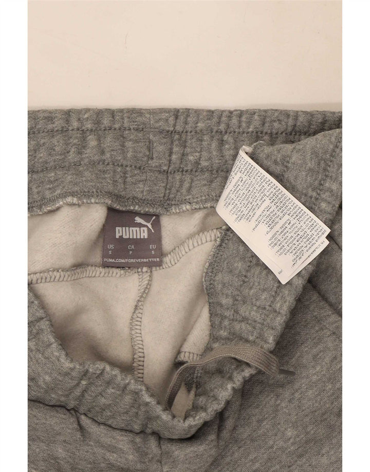 Puma Herren-Trainingshose, Jogginghose, Größe S, graue Baumwolle