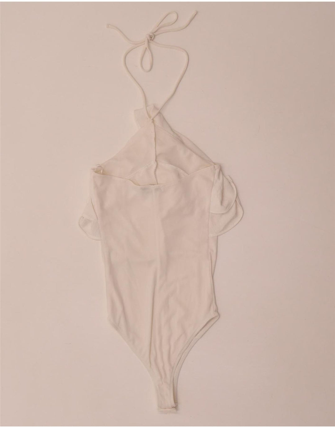 Ärmelloser Damen-Body von Zara, Gr. 8, Weiß