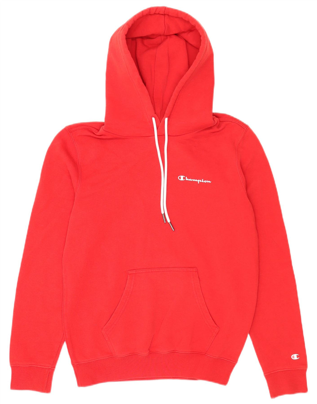 Champion Herren-Kapuzenpullover, Größe S, rote Baumwolle