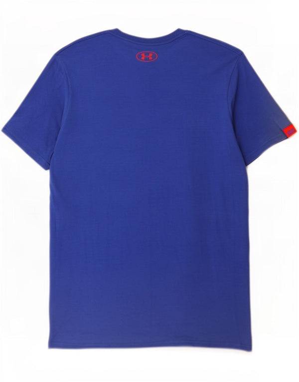 Under Armour Herren-T-Shirt mit Grafik, Größe S, Blau, Baumwolle