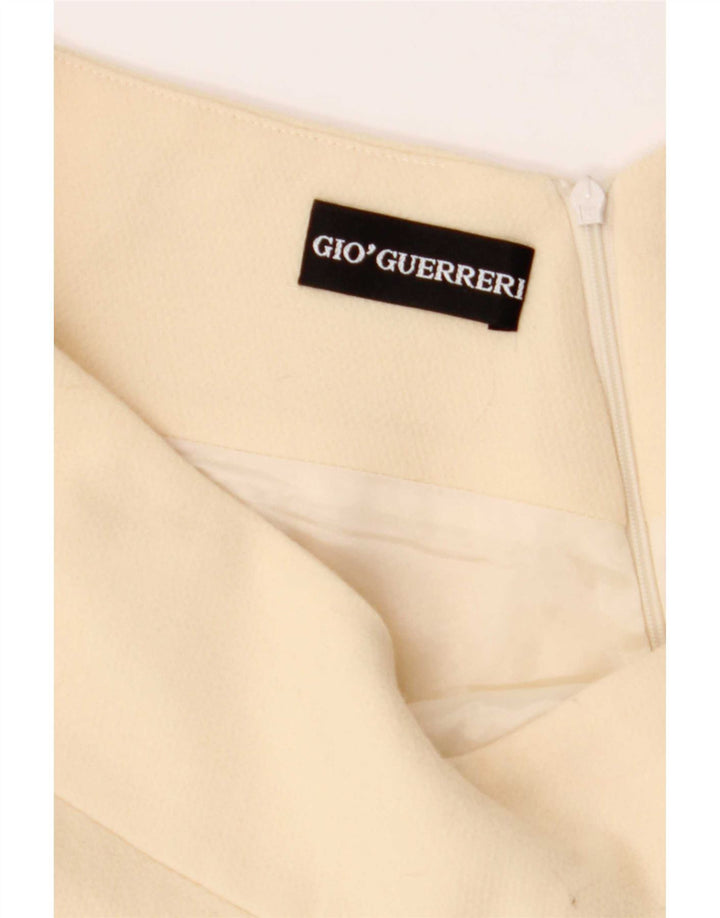 Gio Guerreri Damen Schulterfreies Kleid IT 42 Mittelweiß