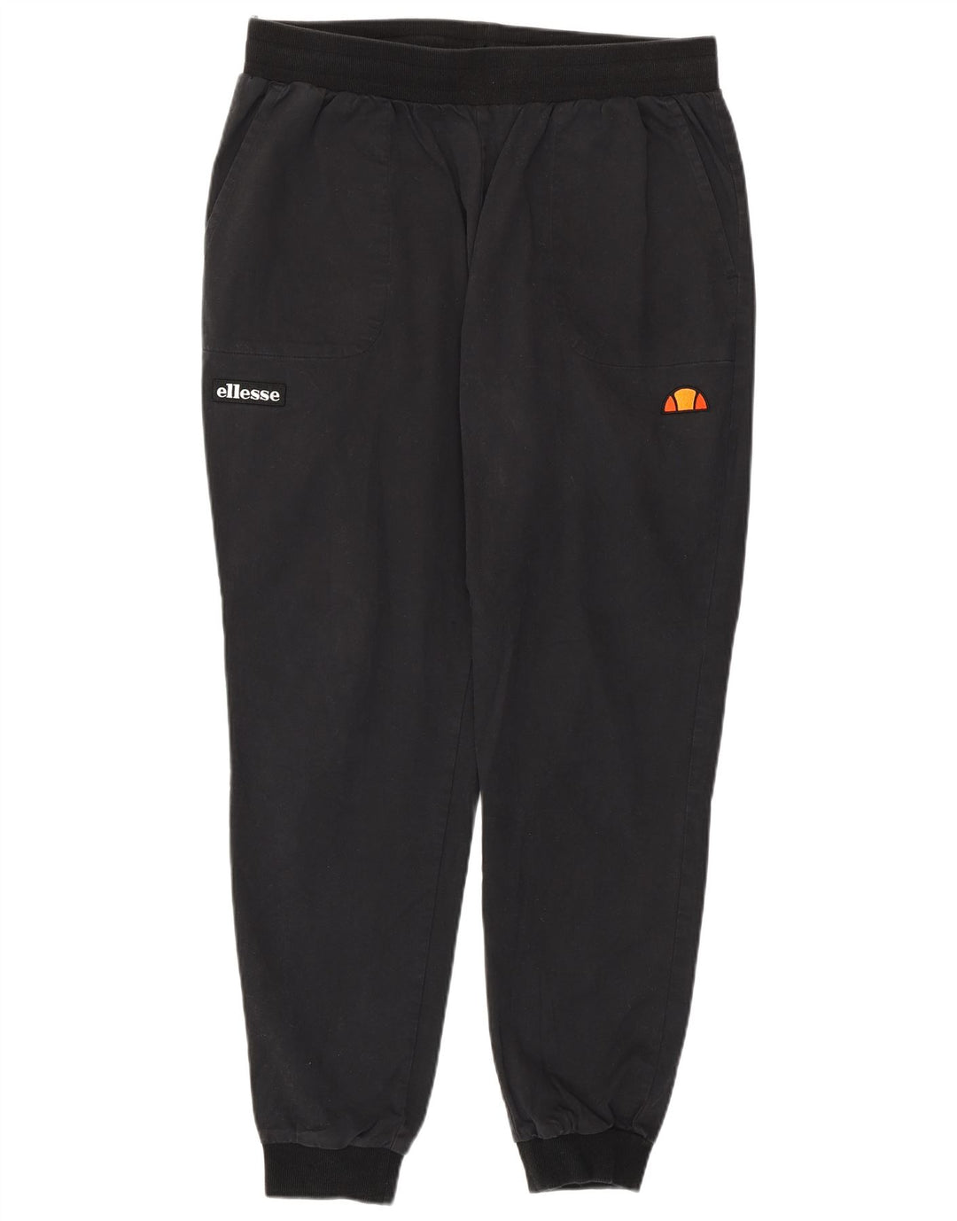 ELLESSE Damen Grafik-Trainingshose, Jogginghose, Gr. 40, Größe L, Schwarz