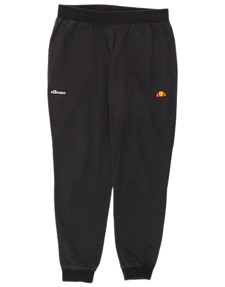 ELLESSE Damen Grafik-Trainingshose, Jogginghose, Gr. 40, Größe L, Schwarz