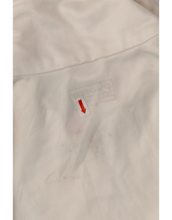 LOTTO Herren-Trainingsanzug-Oberteil, Jacke, 2XL, weißes Colourblock-Polyester