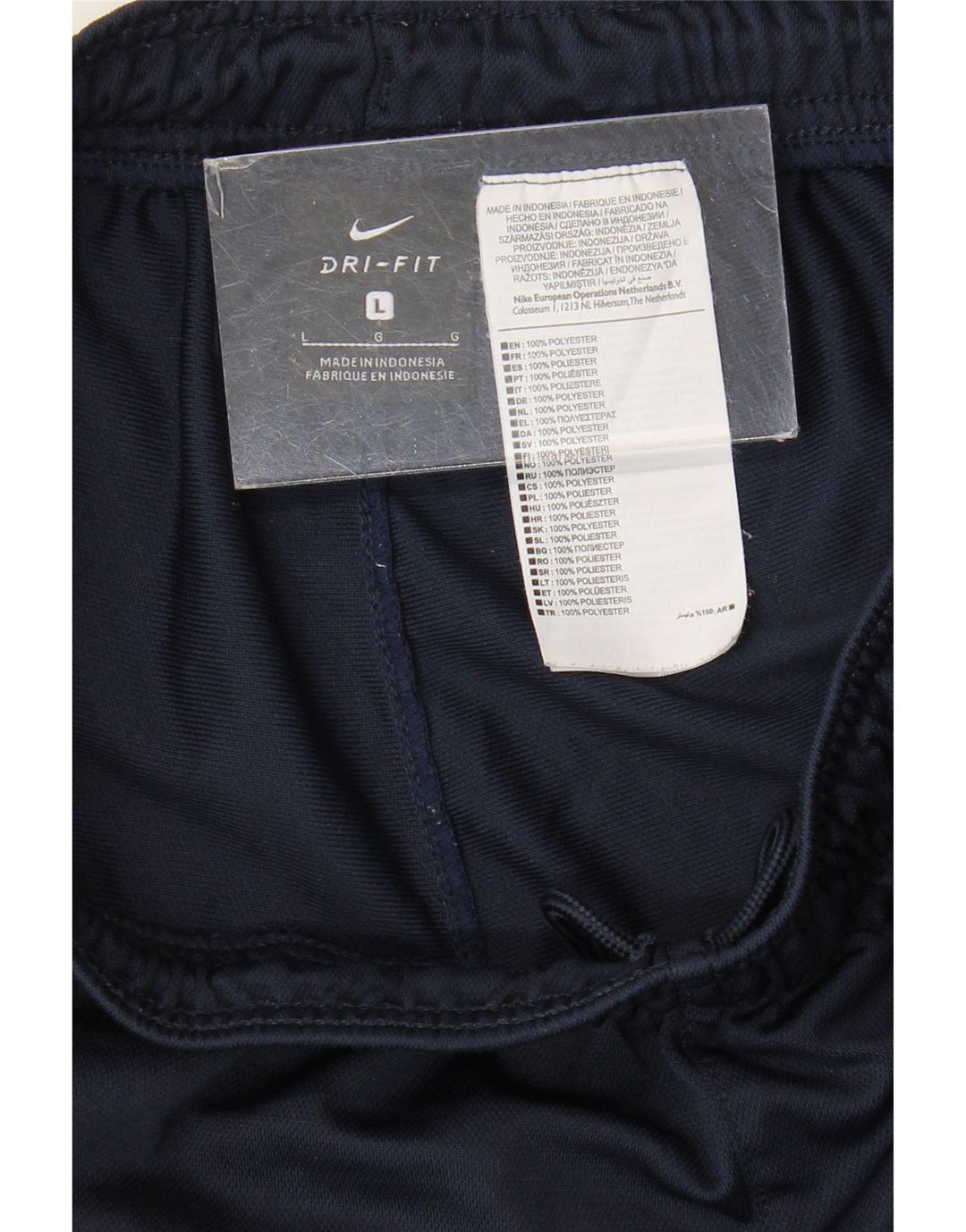 Nike Herren Dri Fit Trainingshose, groß, marineblaues Polyester