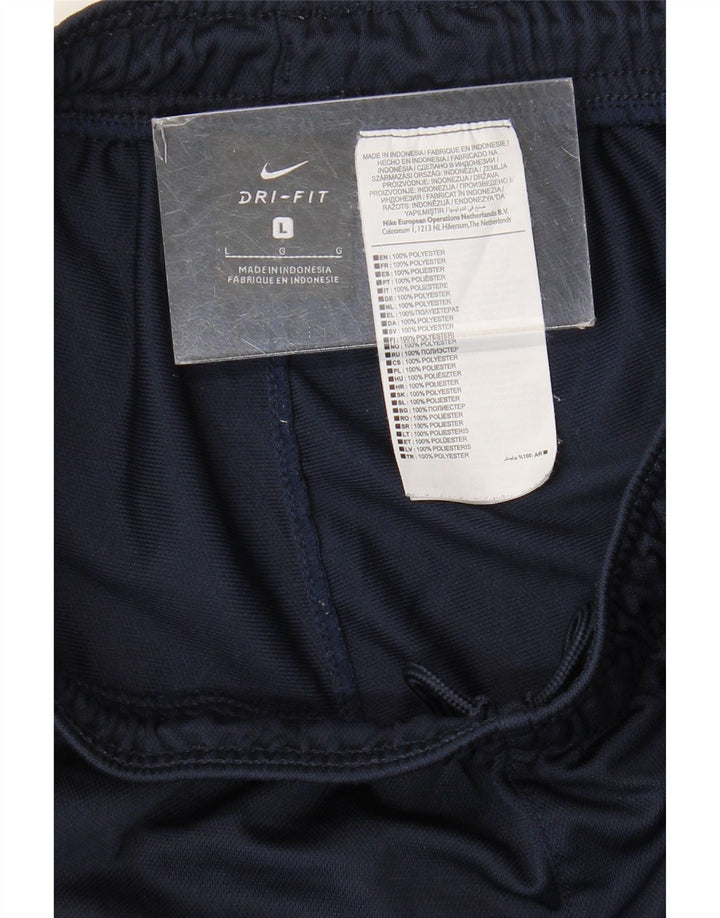 Nike Herren Dri Fit Trainingshose, groß, marineblaues Polyester