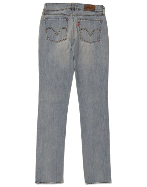 Levi's Damen 571 Slim Jeans W31 L34 Blaue Baumwolle