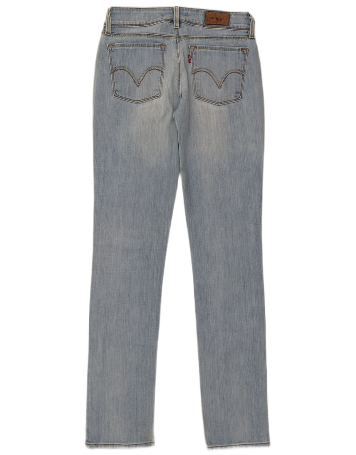 Levi's Damen 571 Slim Jeans W31 L34 Blaue Baumwolle