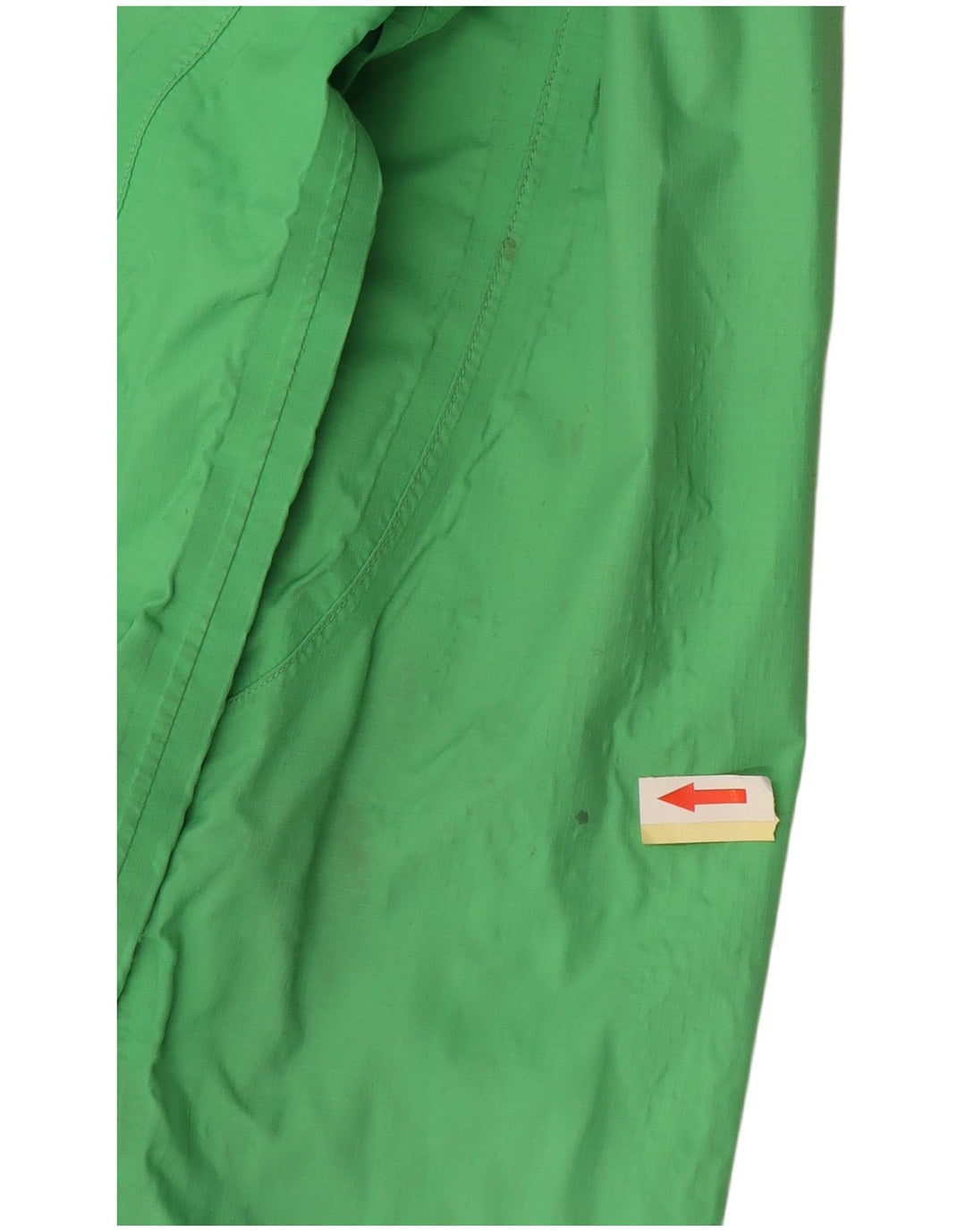 The North Face Mädchen-Regenjacke mit Kapuze, 10–11 Jahre, mittelgrünes Nylon