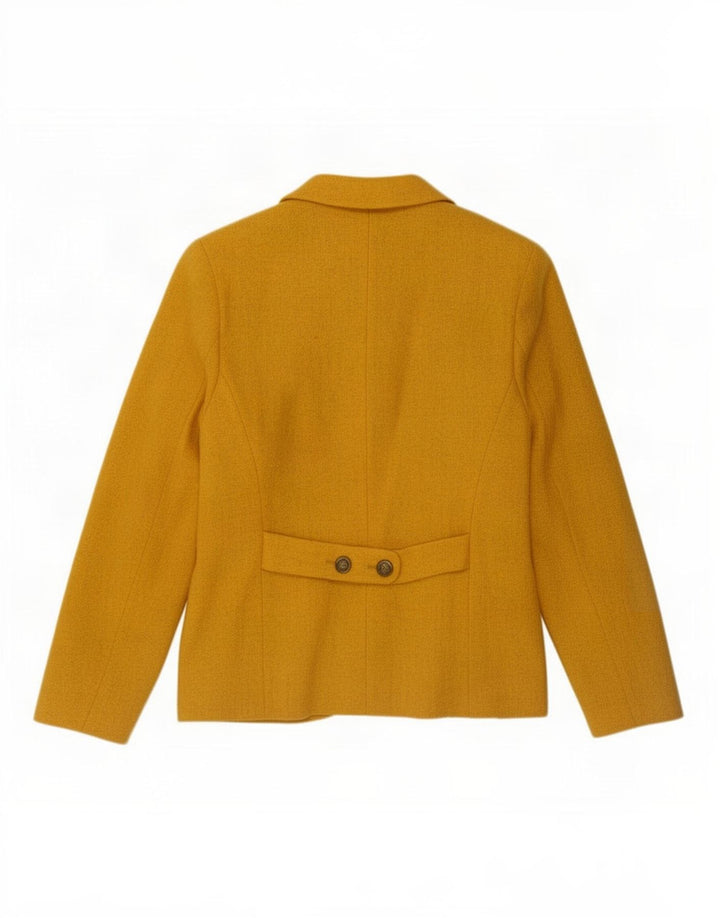 Neue Penny Damen-Blazerjacke mit 4 Knöpfen, IT 42, mittelgelbe Wolle
