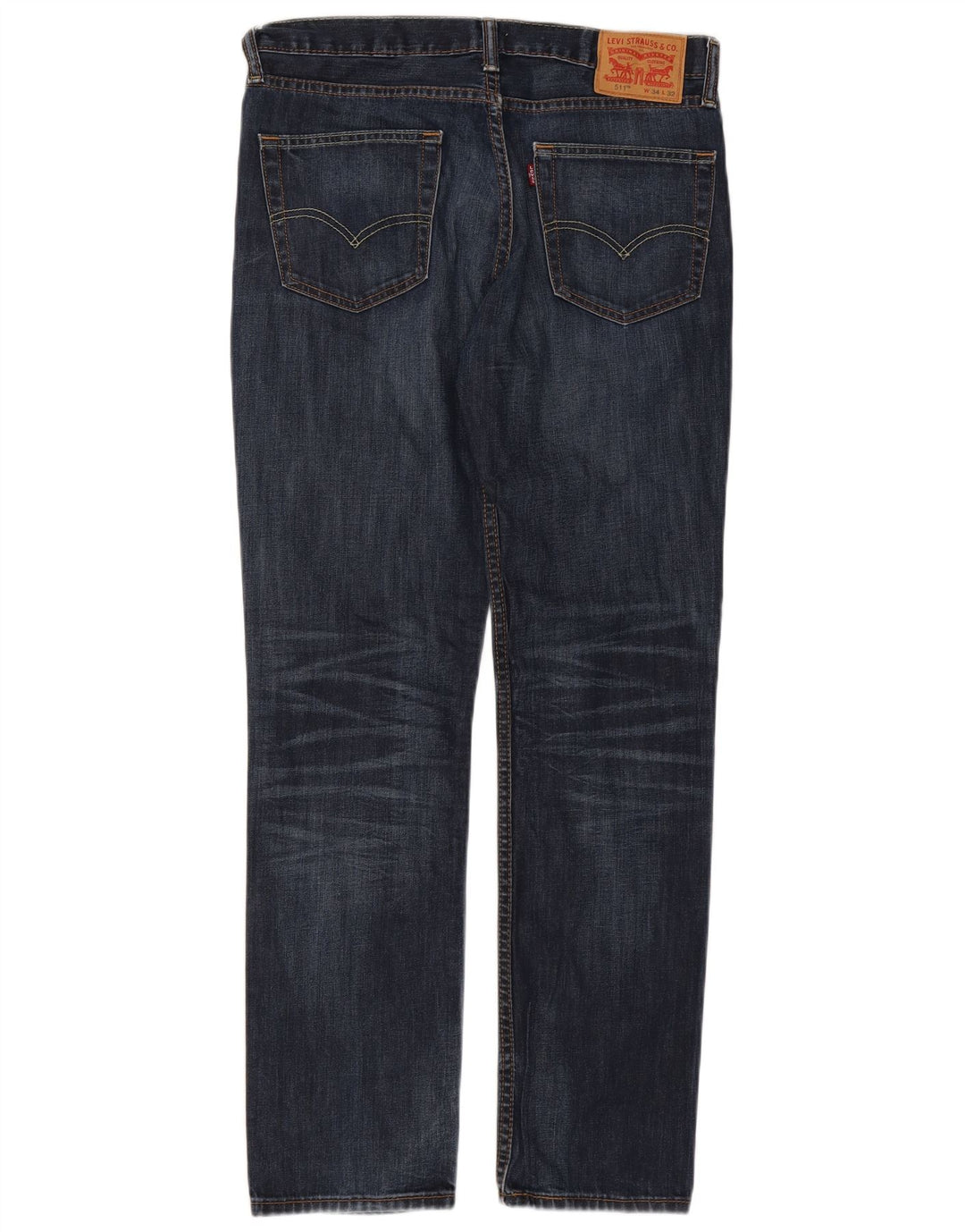 Levi's Herren 511 Slim Jeans W34 L32 Marineblau Baumwolle