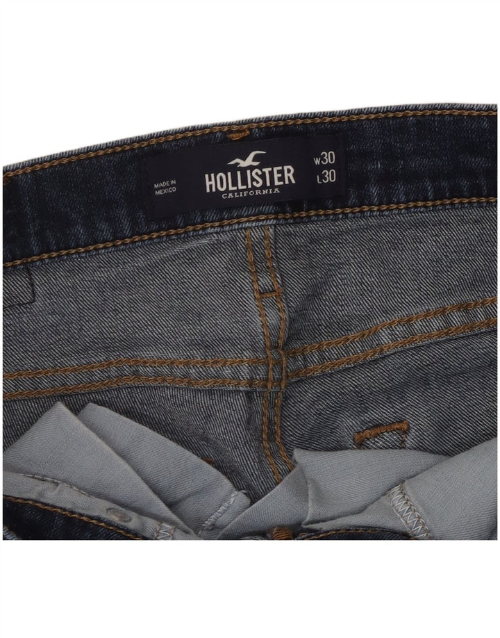 Hollister Herren Slim Straight Jeans W30 L30 Blau