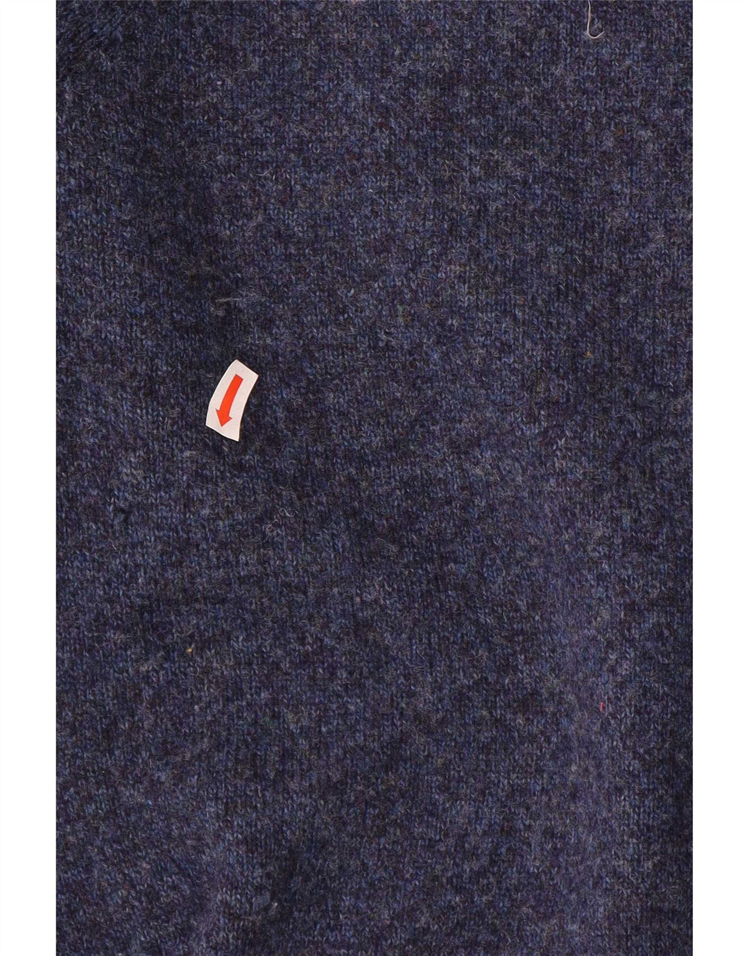 Marks & Spencer Herren-Pullover mit V-Ausschnitt, mittlere marineblau gesprenkelte Wolle