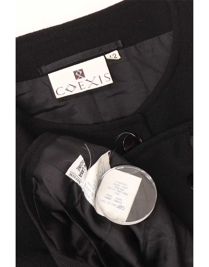 Coexis Damen Bolerojacke IT 42 Medium Schwarz Schurwolle