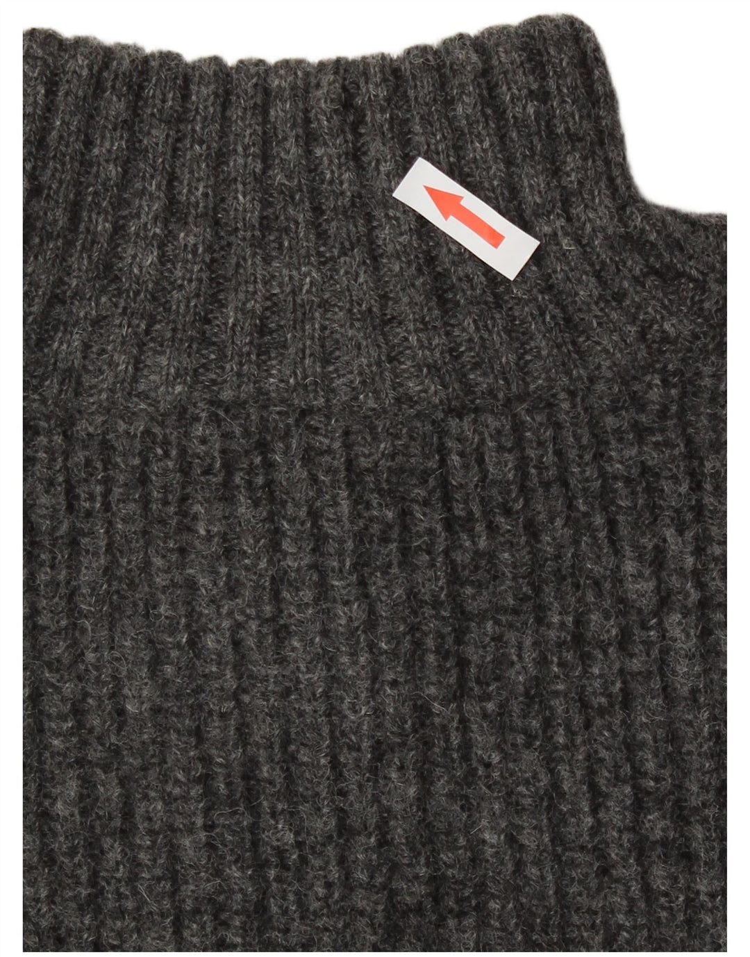 Columbia Herren-Pullover mit Reißverschluss am Hals, mittelgraue Wolle