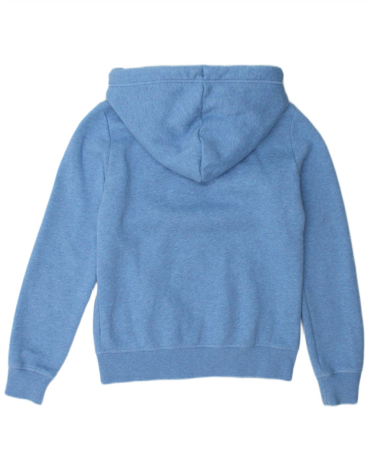 SUPERDRY Damen-Kapuzenpullover mit Reißverschluss, Gr. 10, Größe S, Blau, Baumwolle