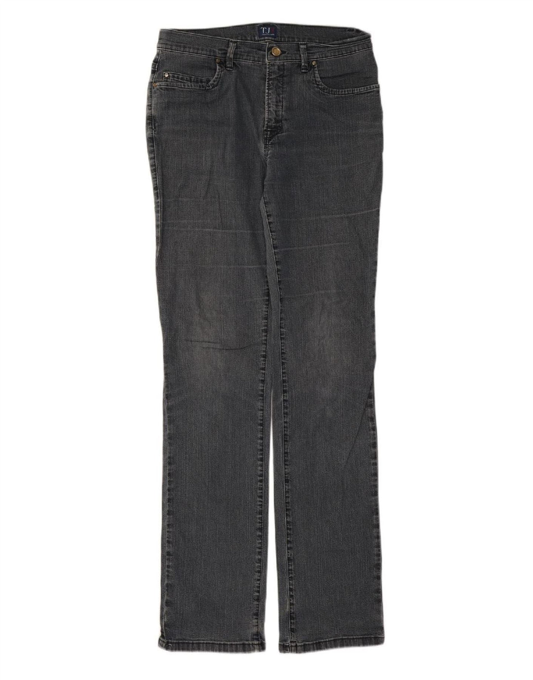 TRUSSARDI Womens Slim Jeans W29 L32 Grey Cotton