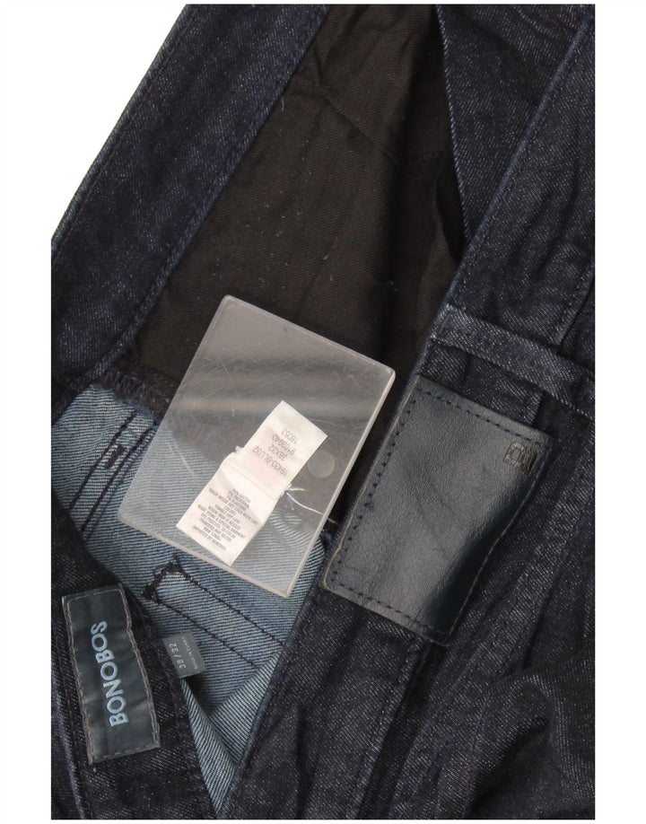 BONOBOS Damen Slim Jeans W38 L32 Marineblaue Baumwolle