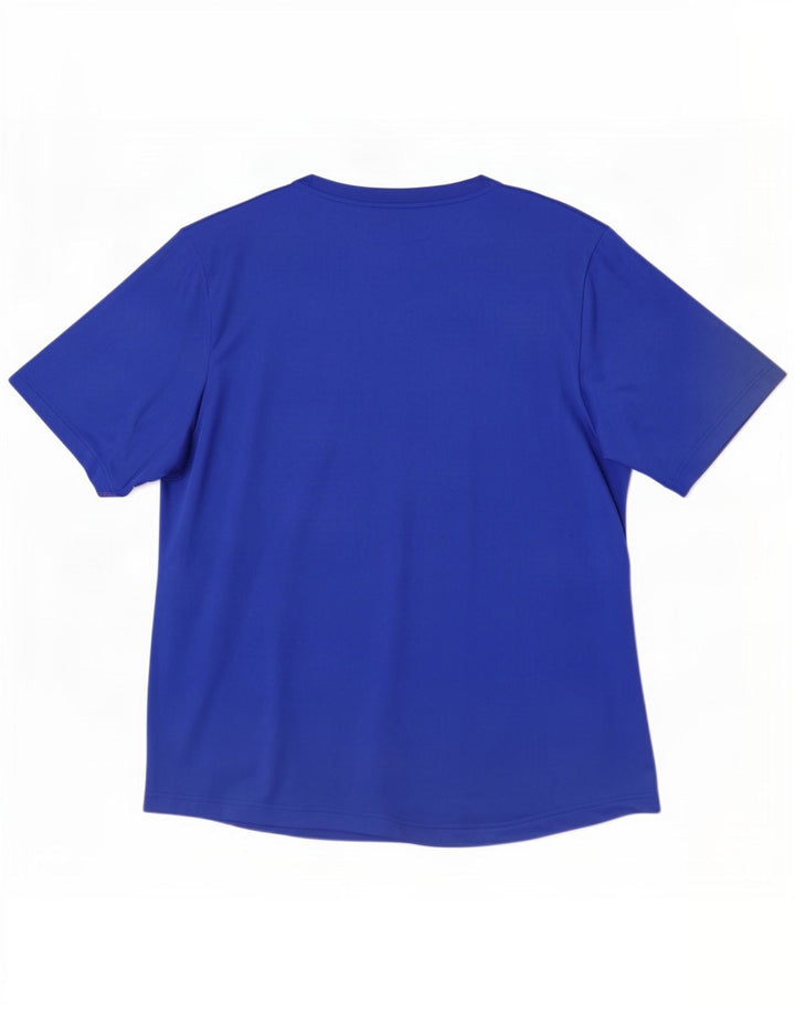 Adidas Herren Climalite T-Shirt Top XL Blau Polyester