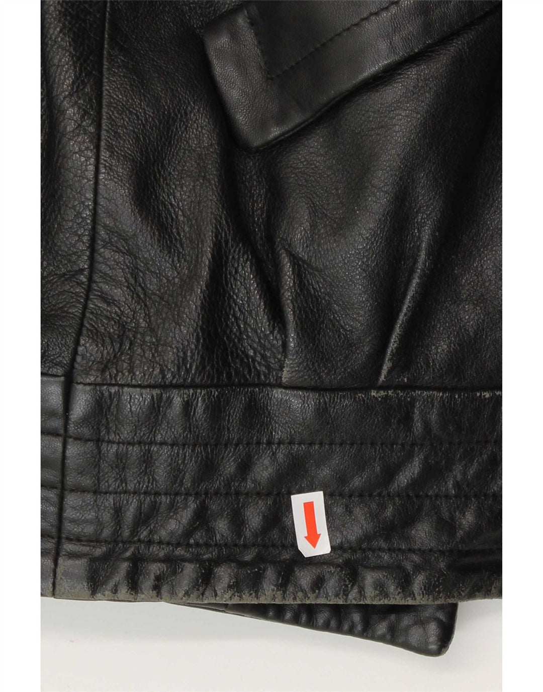 Vintage Damen Lederjacke UK 14 Large Schwarz