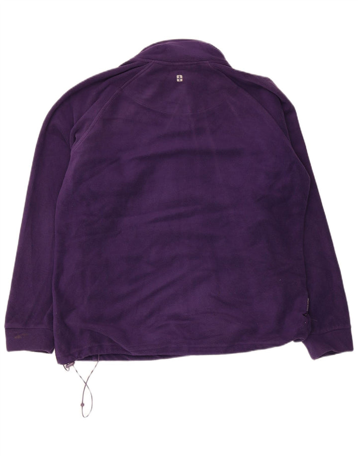 Mountain Warehouse Fleecejacke für Damen, UK 16, Größe L, Lila, Polyester