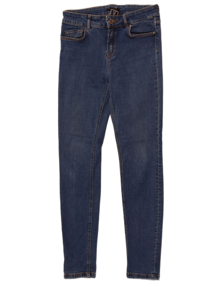 Massimo Dutti Damen Skinny Jeans EU 38 Small W28 L28 Blau
