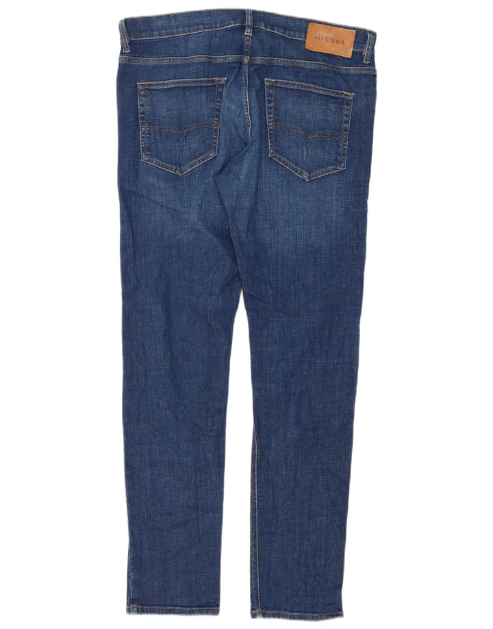 Diesel Herren D-Luster Stretch Slim Jeans W34 L32 Blaue Baumwolle
