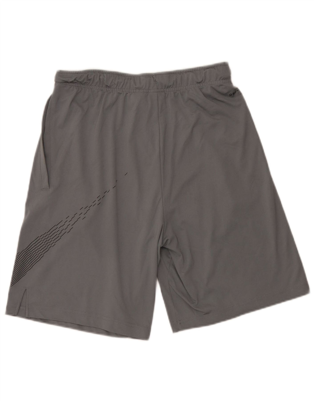 Nike Herren Dri Fit Graphic Sport Shorts Mittelgraues Polyester