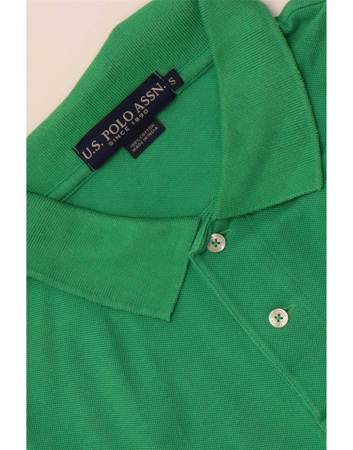 U.S. Polo Assn. Herrenhemd Small aus grüner Baumwolle