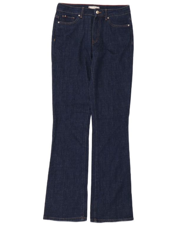Tommy Hilfiger Damen Bootcut Jeans W28 L32 Marineblau Baumwolle