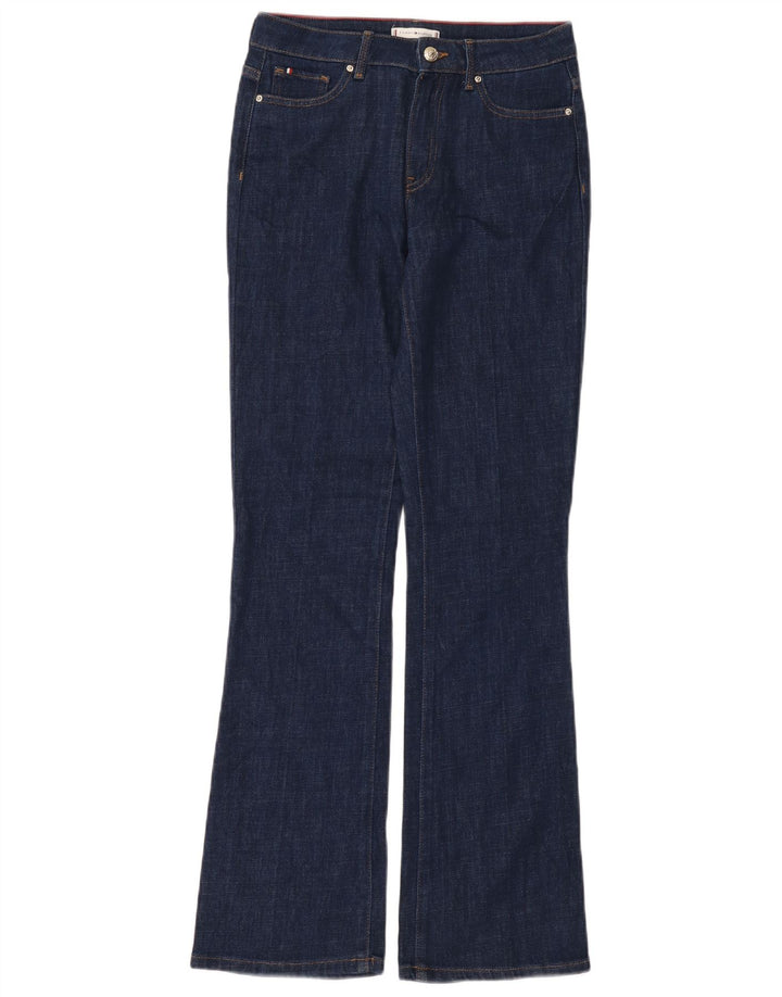 Tommy Hilfiger Damen Bootcut Jeans W28 L32 Marineblau Baumwolle