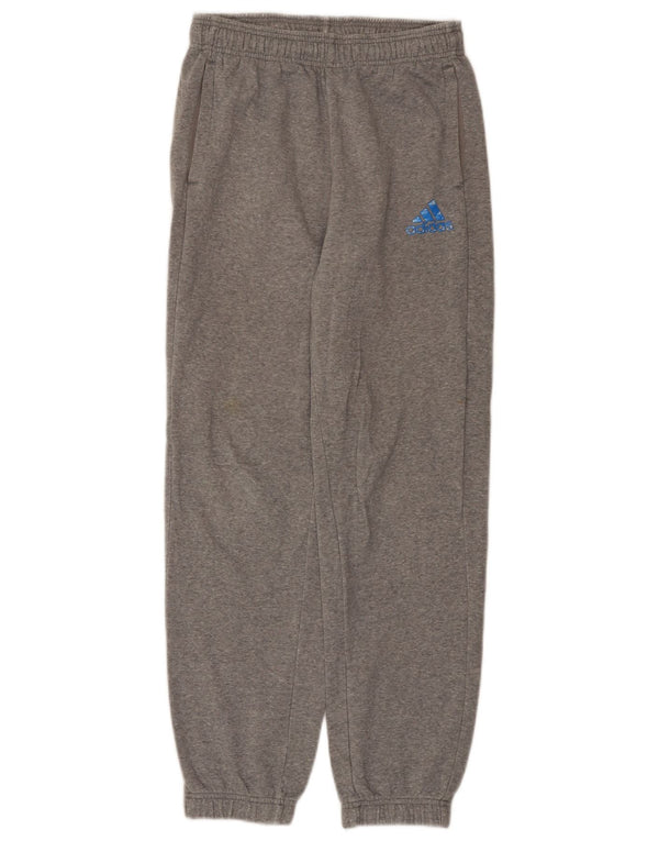 Adidas Jungen-Trainingshose, Jogginghose, 13–14 Jahre, graue Baumwolle