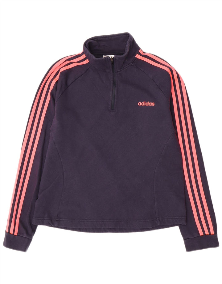 Damen-Sweatshirt mit Reißverschluss am Hals, UK 12/14, Größe M