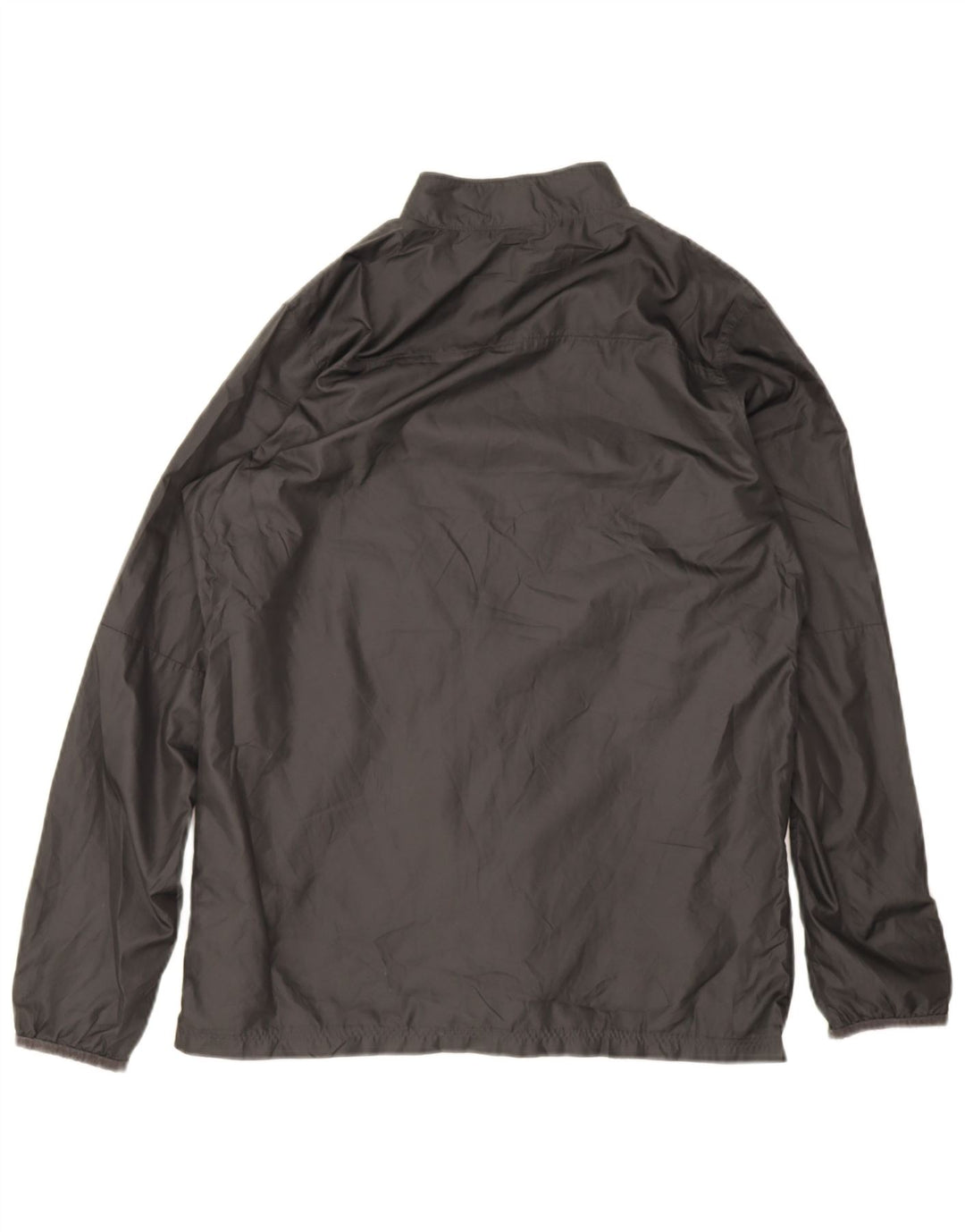 Nike Herren-Trainingsanzugoberjacke aus mittelgrauem Polyester