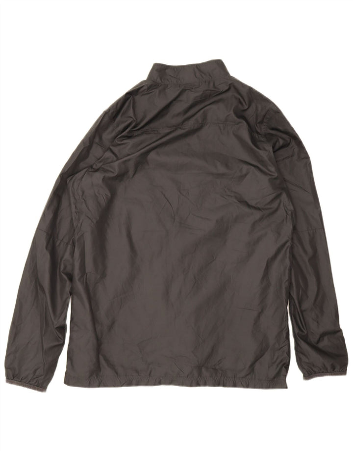 Nike Herren-Trainingsanzugoberjacke aus mittelgrauem Polyester