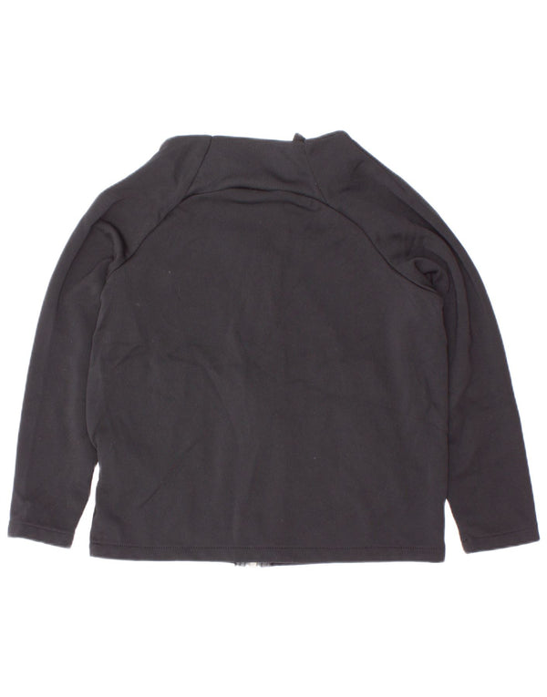 Nike Dri-Fit-Trainingsanzugoberteil für Mädchen, 4–5 Jahre, Größe S, Schwarz, Polyester