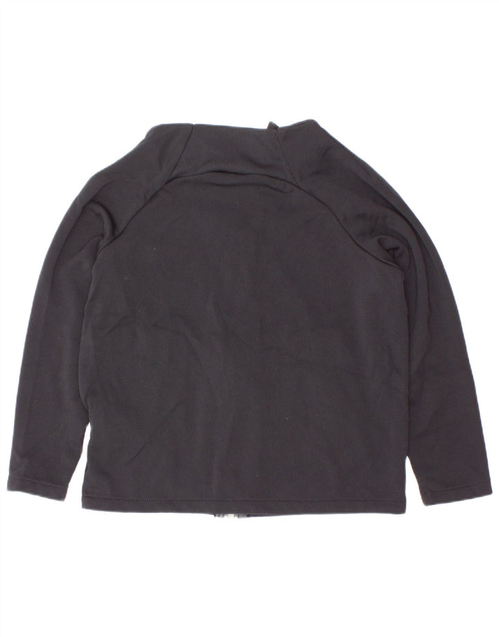 Nike Dri-Fit-Trainingsanzugoberteil für Mädchen, 4–5 Jahre, Größe S, Schwarz, Polyester
