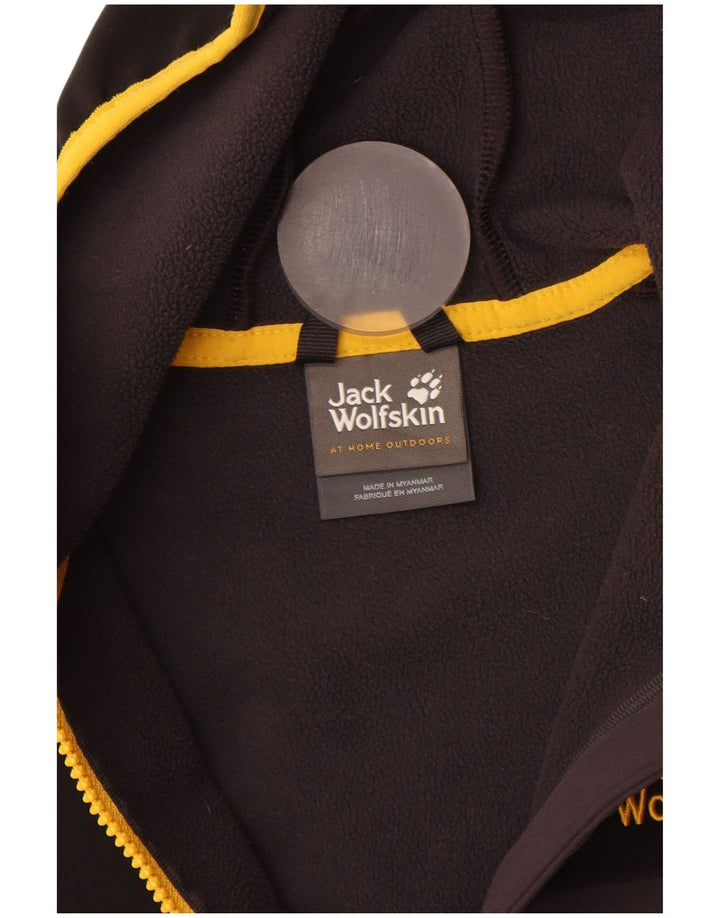 Jack Wolfskin Grafische Bomberjacke für Jungen, 13–14 Jahre, Grau, Farbblock