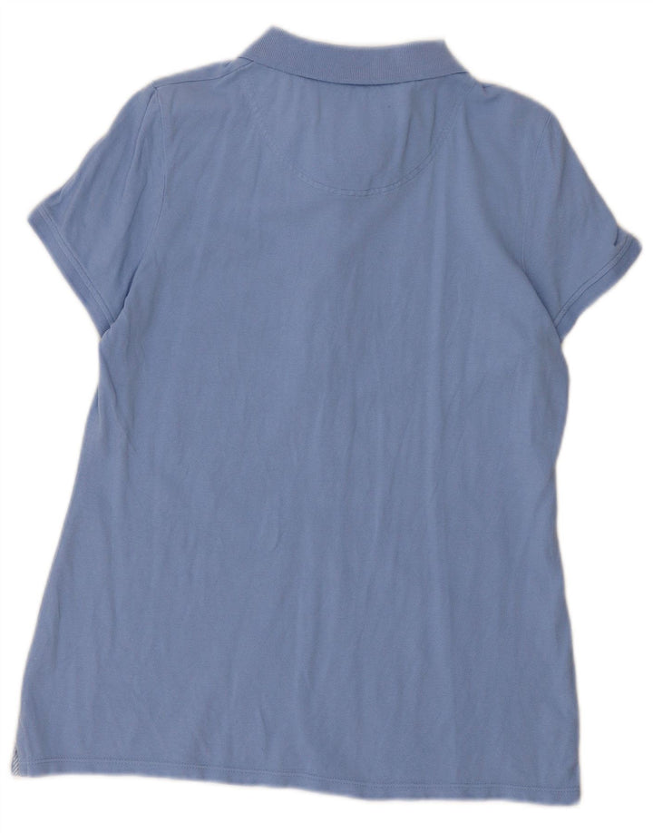 Crew Clothing Damen Poloshirt UK 14 Mittelblau