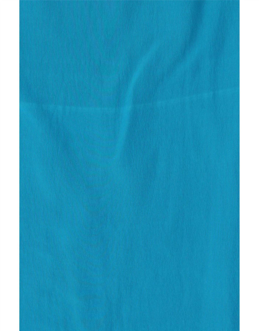 Vintage Damen Crop Ärmelloses Blusentop UK 14 Mittelblaue Seide