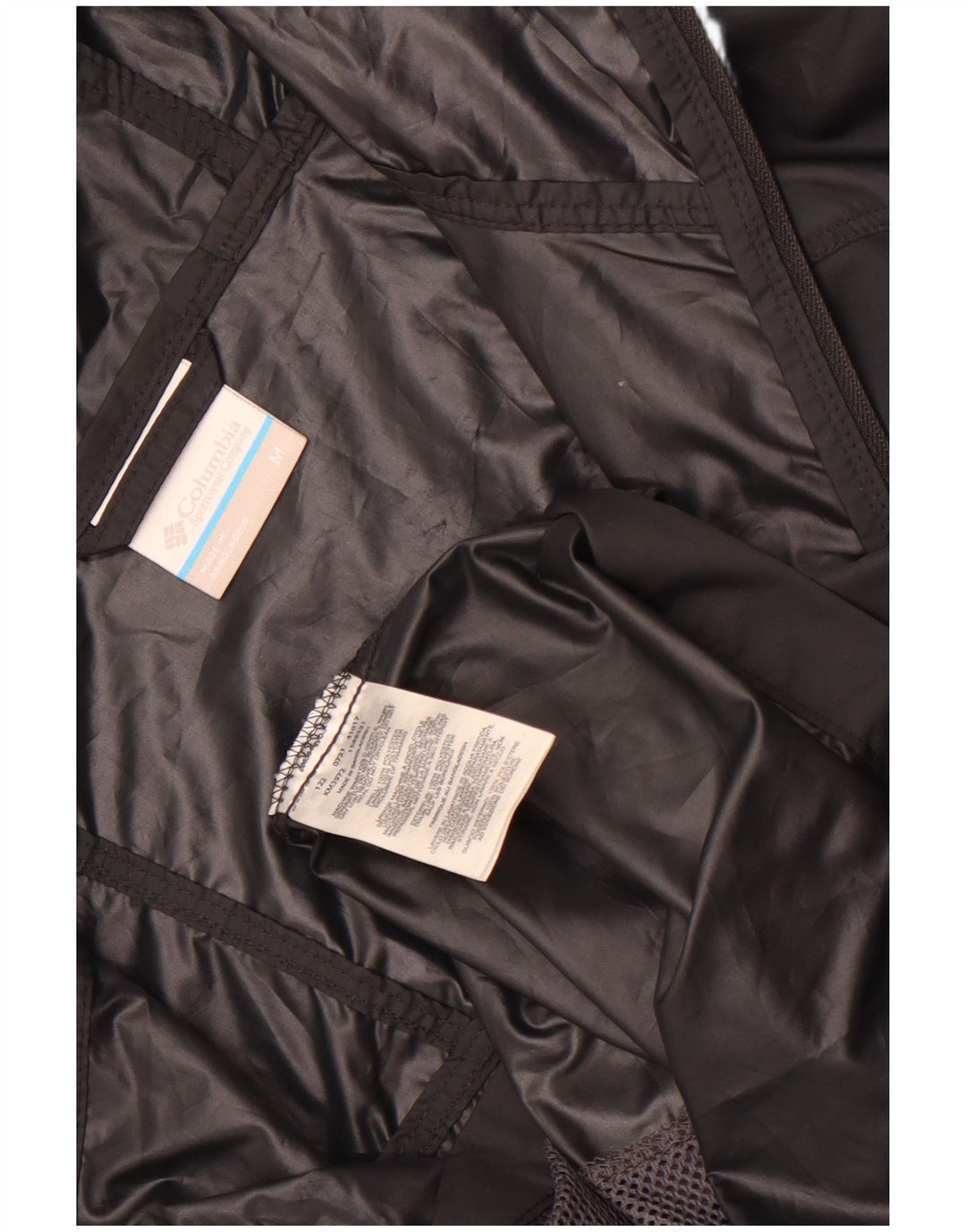 Columbia Herren-Regenjacke mit Kapuze, UK 38, mittelschwarz, Polyester