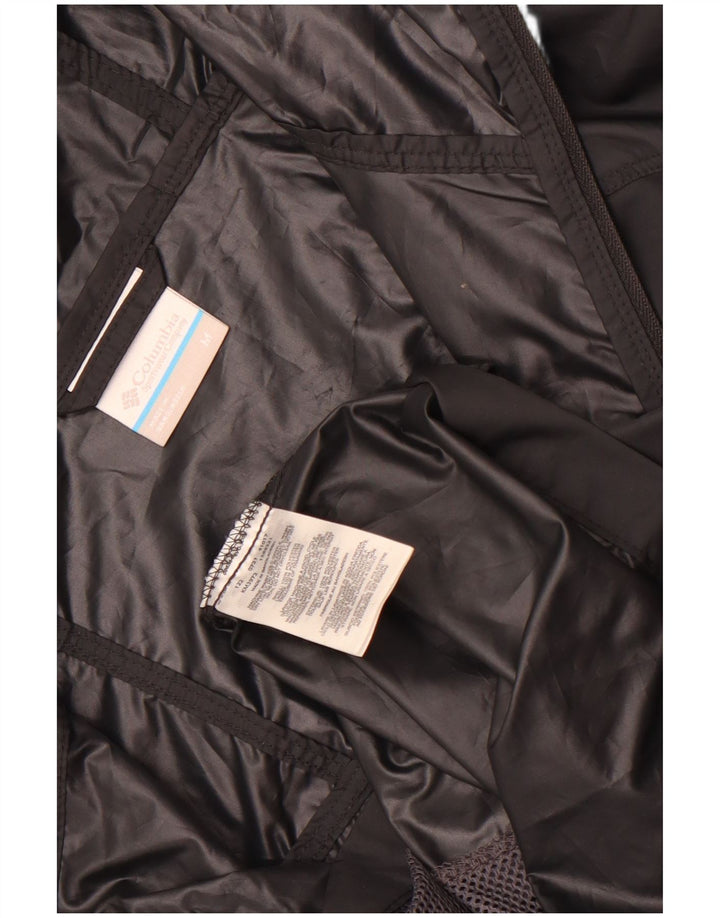 Columbia Herren-Regenjacke mit Kapuze, UK 38, mittelschwarz, Polyester