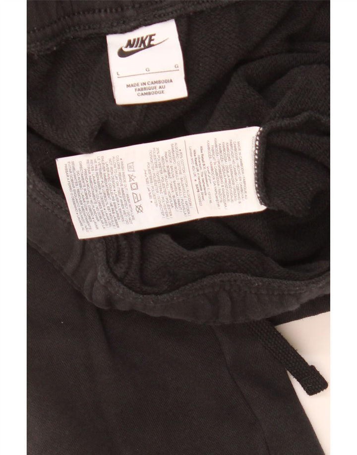 Nike Herren-Trainingshose, Jogginghose, Größe L, Schwarz, Baumwolle