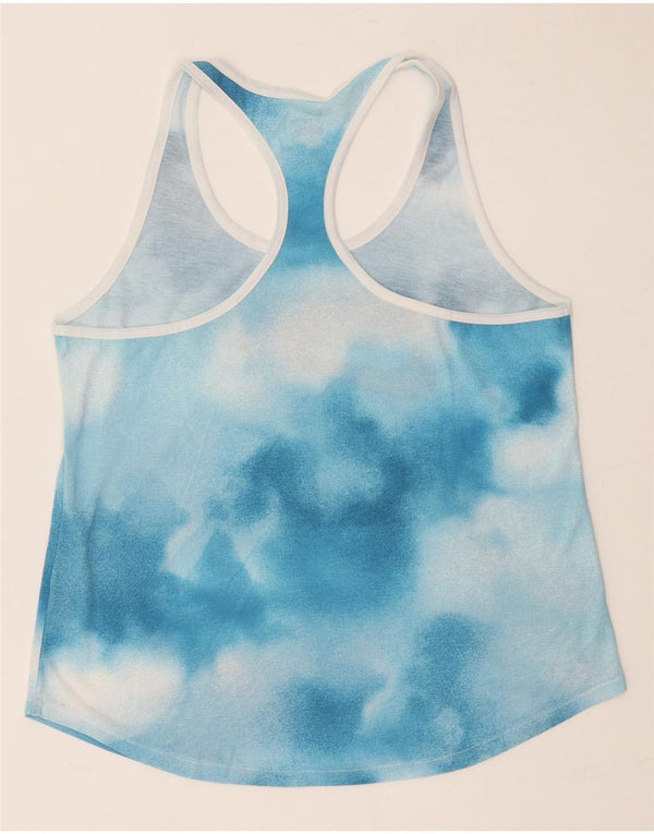 Nike Damen Athletic Cut Graphic Weste Top UK 18 XL Blue Tie Dye