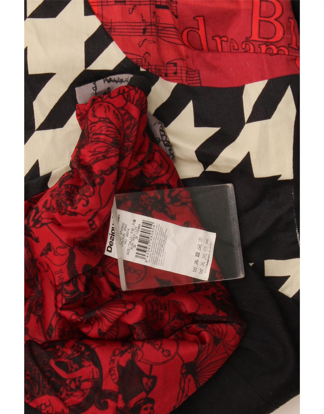 Desigual Womens Graphic Etuikleid EU 38 Medium Mehrfarbiges Patchwork