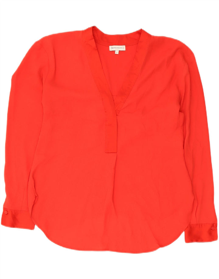 Warehouse Damen-Blusenoberteil, UK 6, XS, Rot, Polyester
