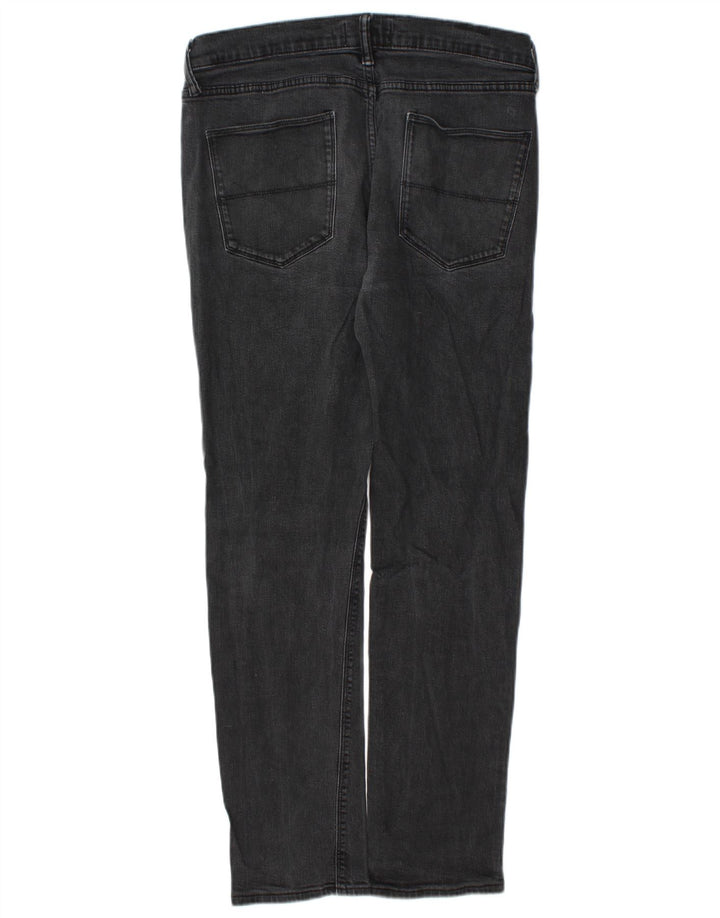 Marks & Spencer Herren Slim Jeans W34 L33 Schwarze Baumwolle