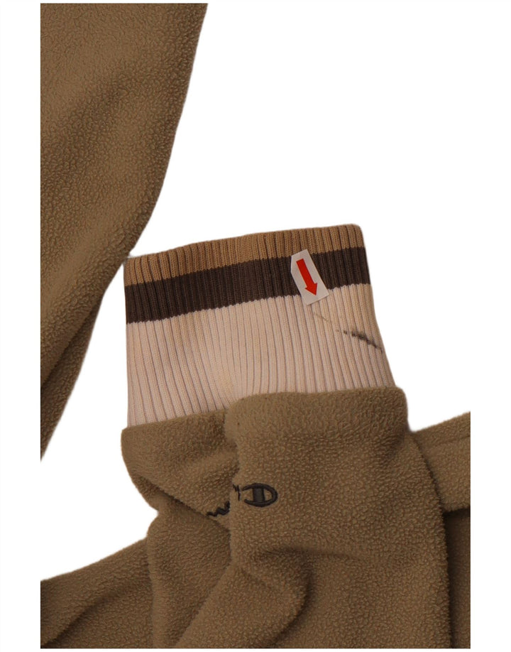 Champion Damen Fleecejacke UK 18 XL Khaki Colourblock Polyester