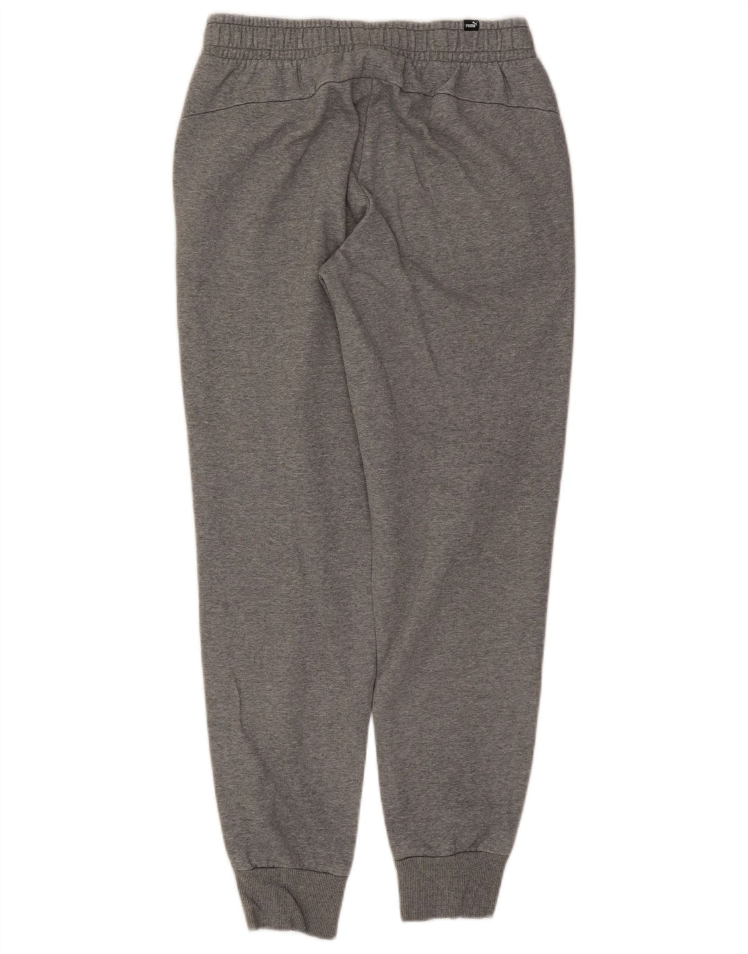 Puma Damen Trainingshose Jogger UK 12 Mittelgraue Baumwolle