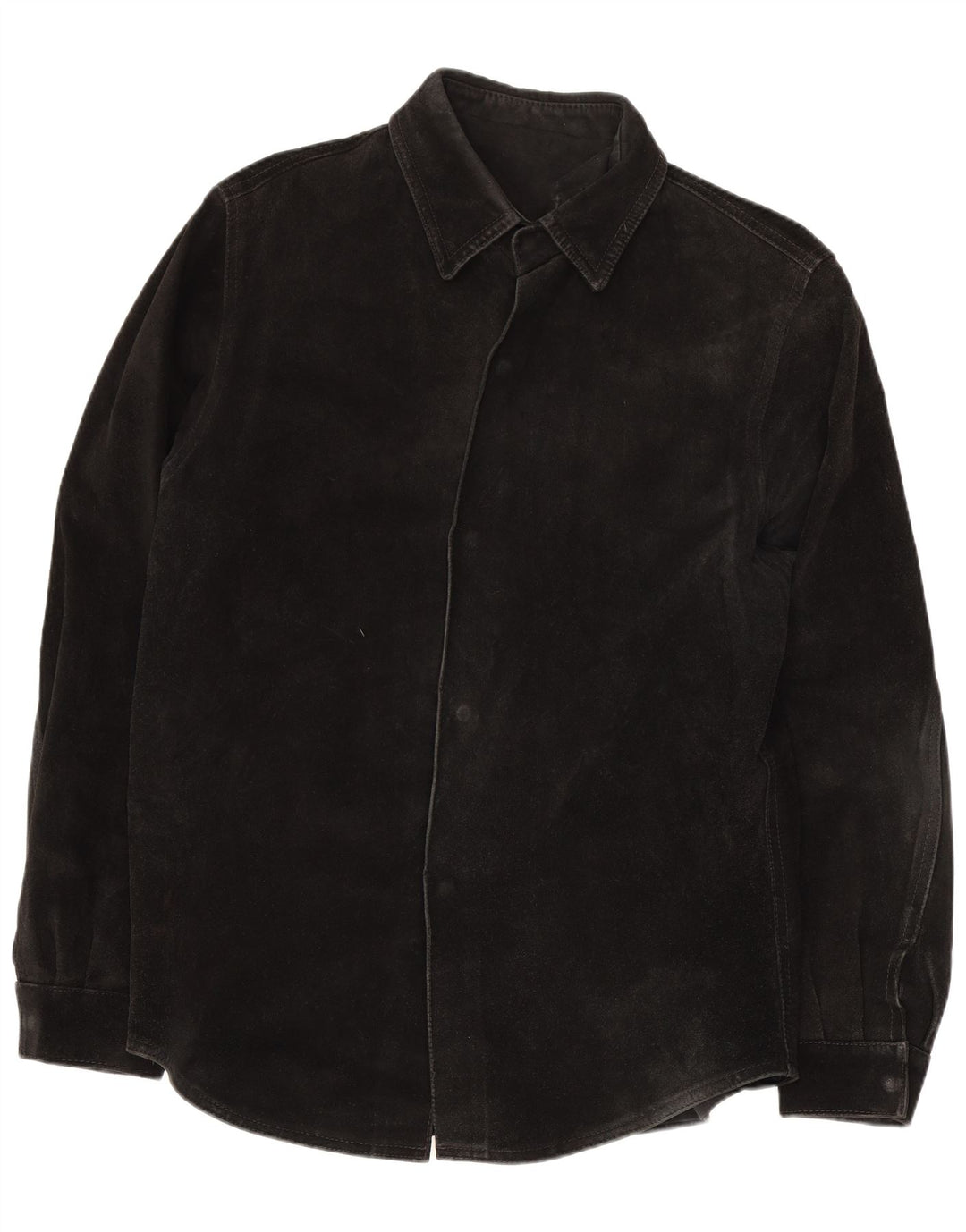 Flying Wear Herren-Wildlederhemd XL aus schwarzem Leder